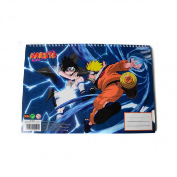 Скицник со стикери, Naruto, 23 x 33 cm, 40 листови 
