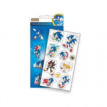 Сет стикери, Sonic The Hedgehog, 2 листови 