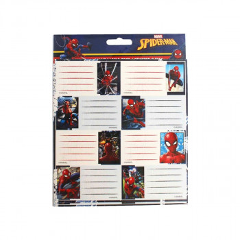 Налепници за име, Marvel: Spider-Man, 2 листови 