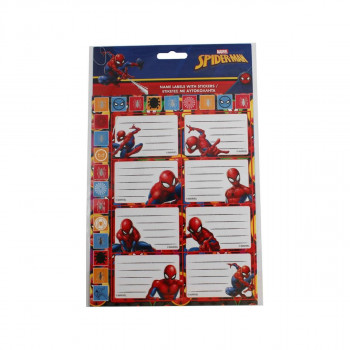 Налепници за име, Marvel: Spider-Man, 1 лист 