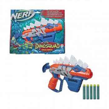 Играчка пушка со мека муниција, Nerf Dinosquad Stegosmash 
