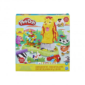 Креативен сет за игра, Play-Doh Growin' Mane Lion and Friends 