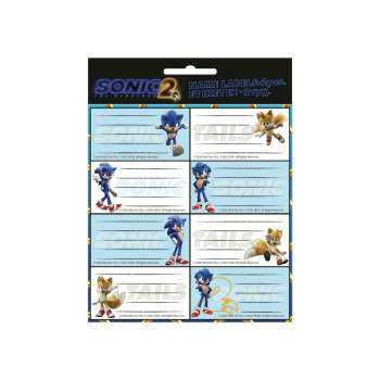 Сет од 16 стикери, Sonic The Hedghehog 2 