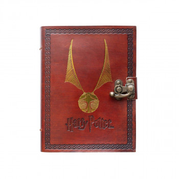 Нотес со кожни корици, Harry Potter - Golden Snitch 