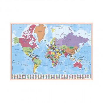 Заштитна подлога за биро, World Map 