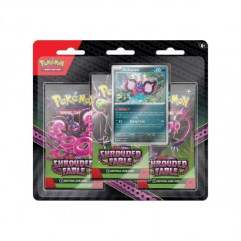 Карти за размена, Scarlet & Violet 6.5: Shrouded Fable 3-Pack Blister 