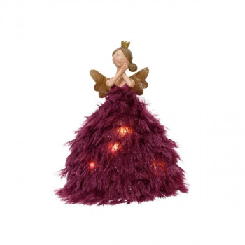 Декоративна фигура со LED светла, Angel, 23 cm 