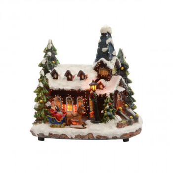 Декоративна фигура со LED светла, New Year's Village 