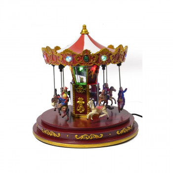 Декоративна фигура со LED светла, Christmas Carousel 