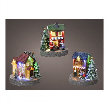 Декоративна фигура со LED светла, Christmas Scenery, 3 дизајни 
