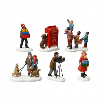 Сет декоративни фигури, Christmas Village 