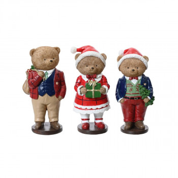 Декоративна фигура, Bear, 3 дизајни, 14.5 cm 