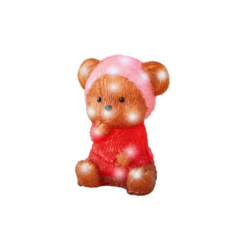 Декоративна фигура со LED светла, Teddy Bear 