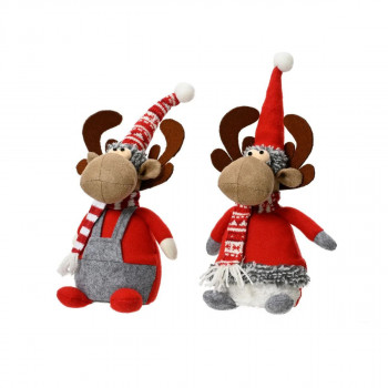 Декоративна фигура, Red/Grey Deer, 30 cm, 2 дизајни 