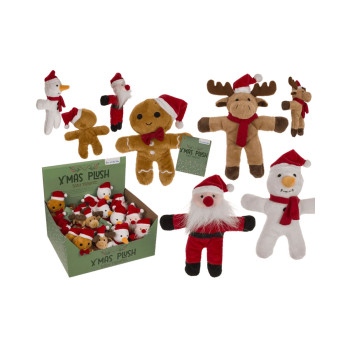 Магнетна плишана играчка, X'mas Plush, 4 дизајни 