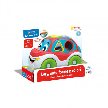 Едукативна играчка, Baby Clementoni - Lory: Shapes and Colours 