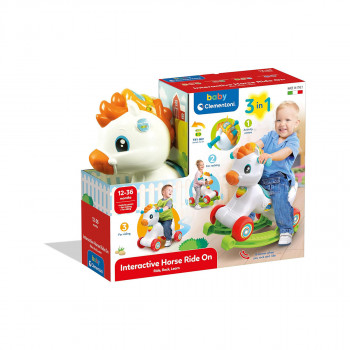 Клацкалка - коњче, Baby Clementoni - Interactive Horse Ride On 