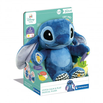 Плишана играчка со звук, Disney Baby - Stitch 