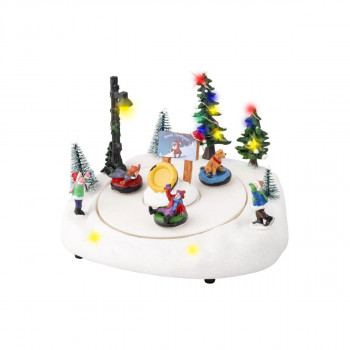 Декоративна фигура со LED светло, Fun In The Snow 