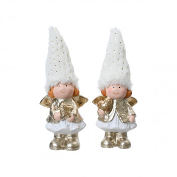 Декоративна керамичка фигура Gold Angel, 21 цм, 2 дизајни 