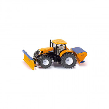 Фигура, New Holland Tractor w/Snowplow and Salt Spreader 