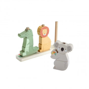 Сет дрвени фигури за редење, Fisher Price - Stack & Sort Animals 