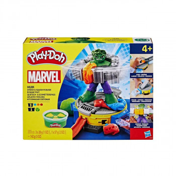Сет за игра, Play-Doh: Marvel - Hulk Smash & Squish Playset 