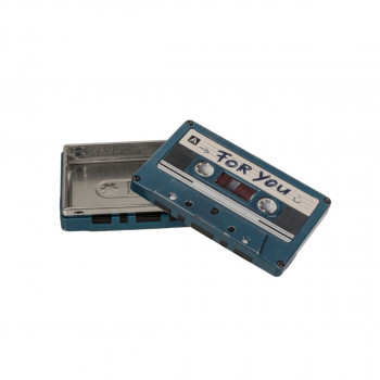 Метална кутија, Retro Cassette, 10x6cm, 4 дизајни 