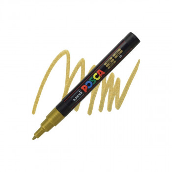 Маркер, Posca PC-3M - Gold 