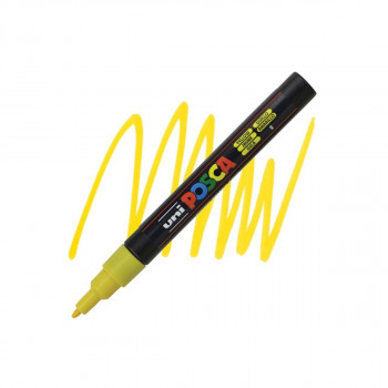 Маркер, Posca PC-3M - Yellow 