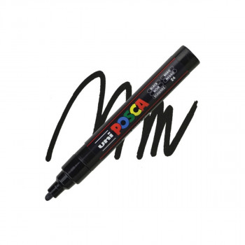 Маркер, Posca PC-5M - Black 