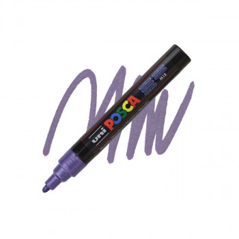 Маркер, Posca PC-5M - Metallic Violet 