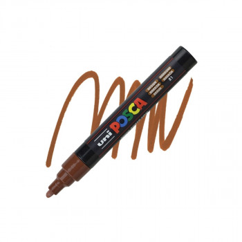 Маркер, Posca PC-5M - Brown 
