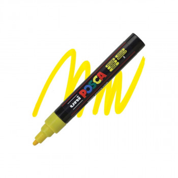 Маркер, Posca PC-5M - Yellow 