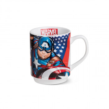 Шолја во метална кутија, Marvel: Captain America, 350ml 