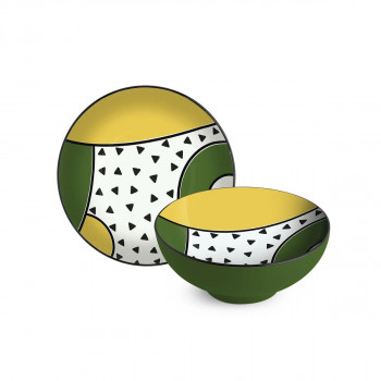Длабок сад, Warà Poke Bowl Green, Ø20.5 cm 