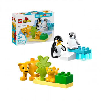 LEGO коцки, Duplo, Wild Animal Families: Penguins & Lions 