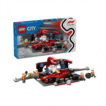 LEGO коцки, City, F1® Pit Stop & Pit Crew with Ferrari Car 