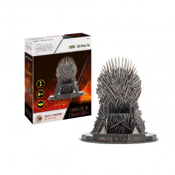 3D сложувалка, GoT: House of the Dragon - Iron Throne, 39 парчиња 