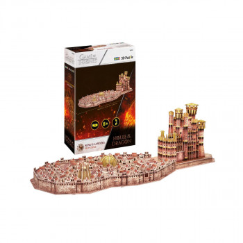 3D сложувалка, GoT: House of the Dragon - King's Landing, 262 парчиња 