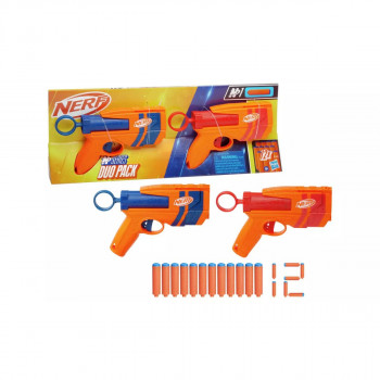 Сет од 5 NERF пиштоли со мека муниција, N-Series Duo Pack 
