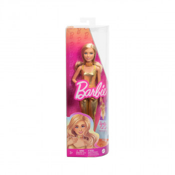 Кукла Barbie: Fashionistas - Blonde Hair & Golden Jumpsuit 