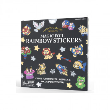 Сет за изработка на стикери, Magic Foil Rainbow Stickers 