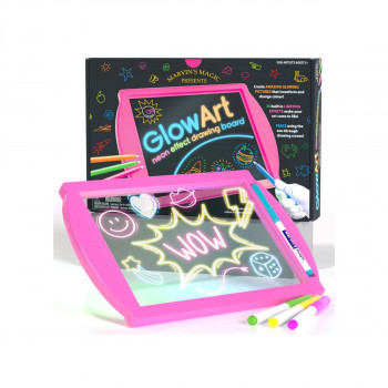 Табла за цртање, Marvin's Magic Glow Art - Pink 