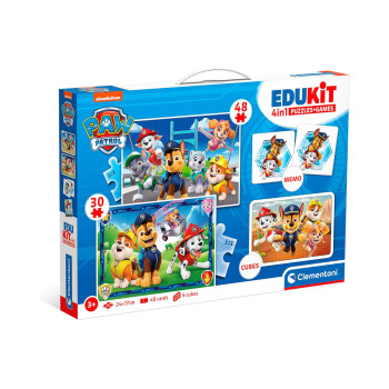 Едукативен сет, Paw Patrol Edukit 4-in-1 Puzzles & Games 
