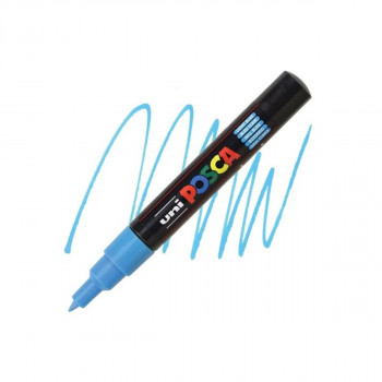 Маркер, Posca PC-1M - Light Blue 