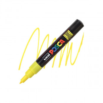 Маркер, Posca PC-1M - Yellow 