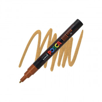 Маркер, Posca PC-3M - Bronze 