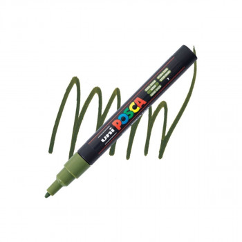 Маркер, Posca PC-3M - Khaki Green 
