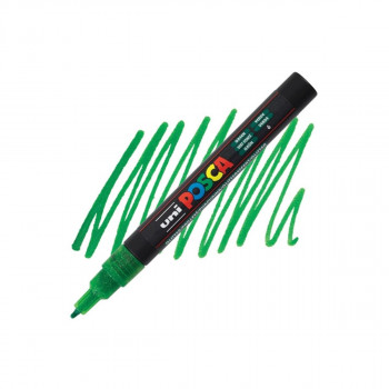 Маркер, Posca PC-3M - Glitter Green 